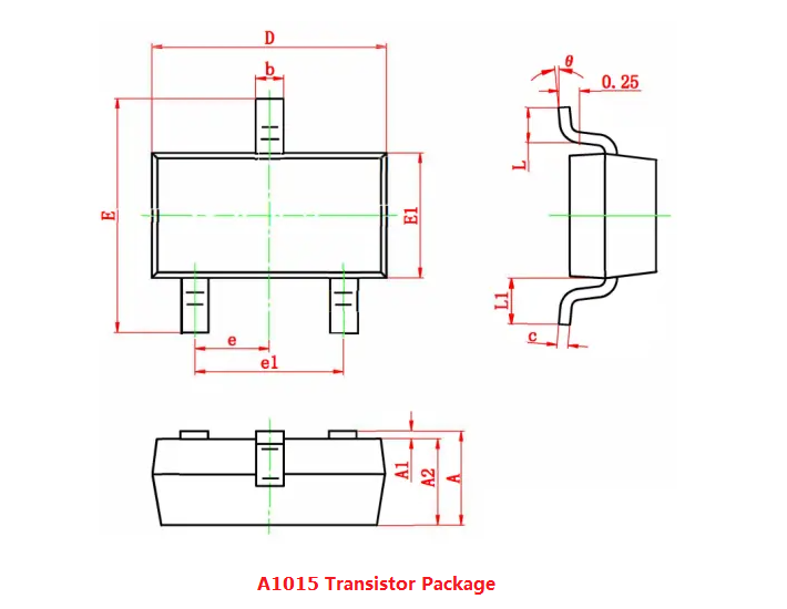 A1015 Transistor Pinout, Equivalent & Datasheet