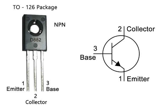 D882 Transistor Pinout, Equivalent, Uses and Datasheet