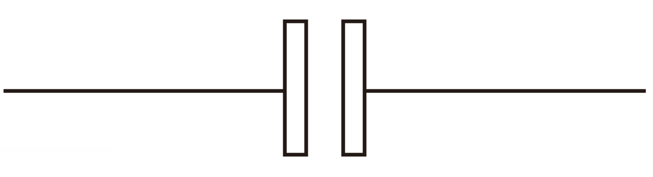 Symbols for non-polar capacitors