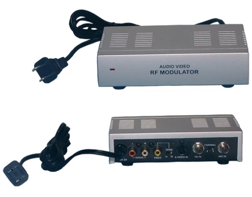 What is an RF modulator?