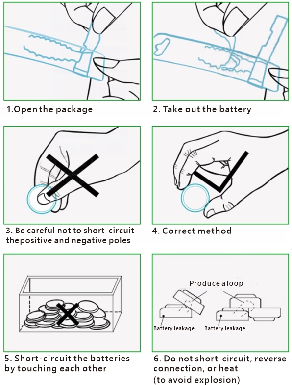 CR2450 battery usage notes: