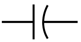 Motor Run and Start Capacitor Symbols